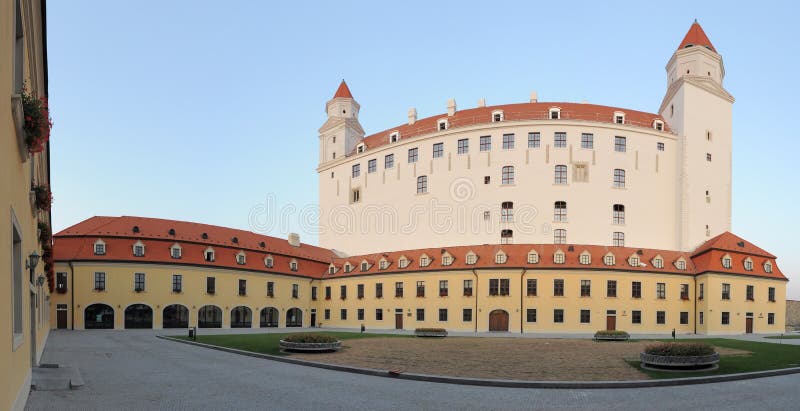 Panorama Bratislavského hradu