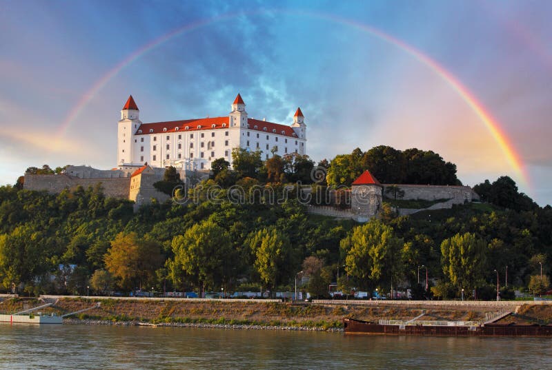 Bratislava castle, Slovakia royalty free stock photo Bratislava castle, Slovakia royalty free stock photo