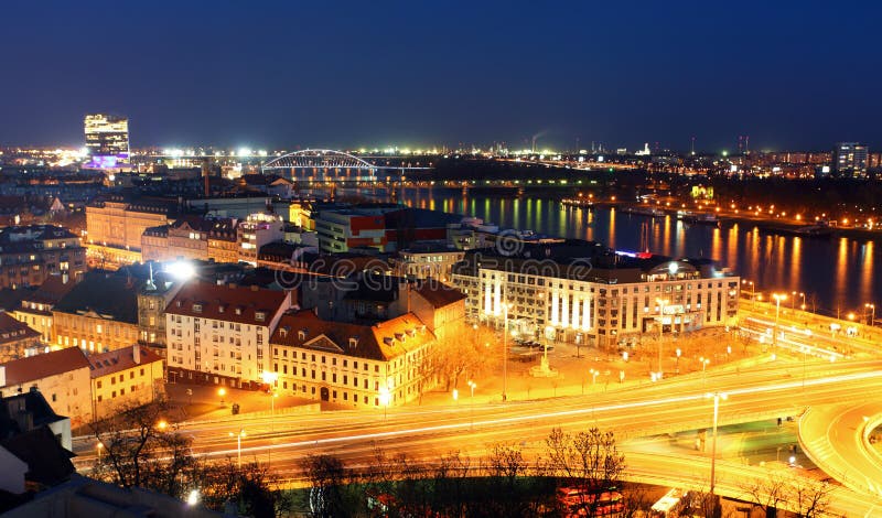 Bratislava cityspace - panorama from castle