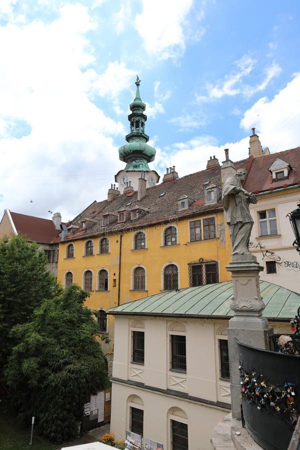 The Bratislava hail is constructed on slopes of the Carpathians, the excellent view of the valley of Danube opens from here