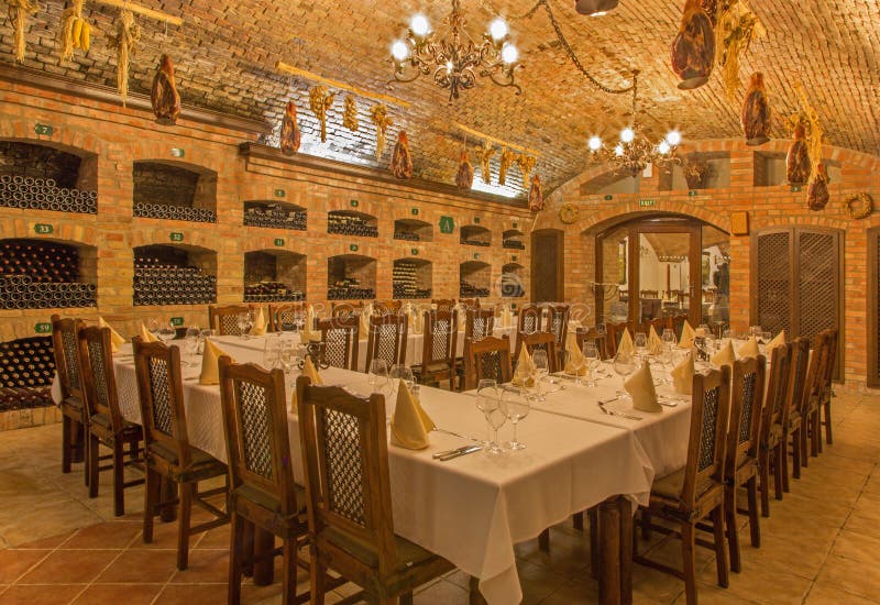 Bratislava Interior of Wine Cellar of Great Slovak Producer Editorial