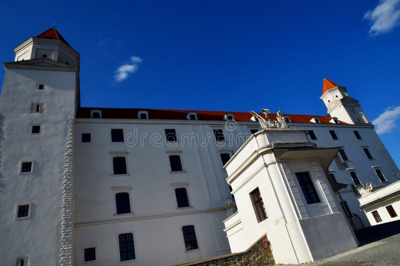 Bratislava, Slovensko - 25. června 2023 : hrad