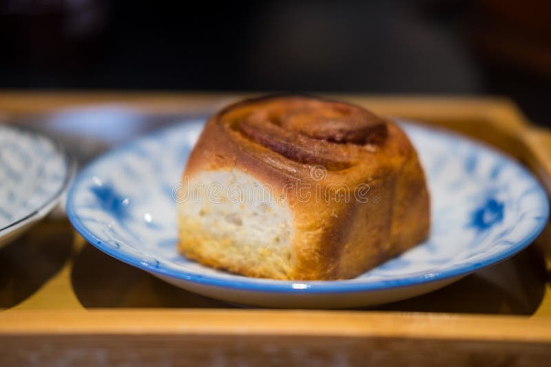 Bratkartoffel im Café stockfoto