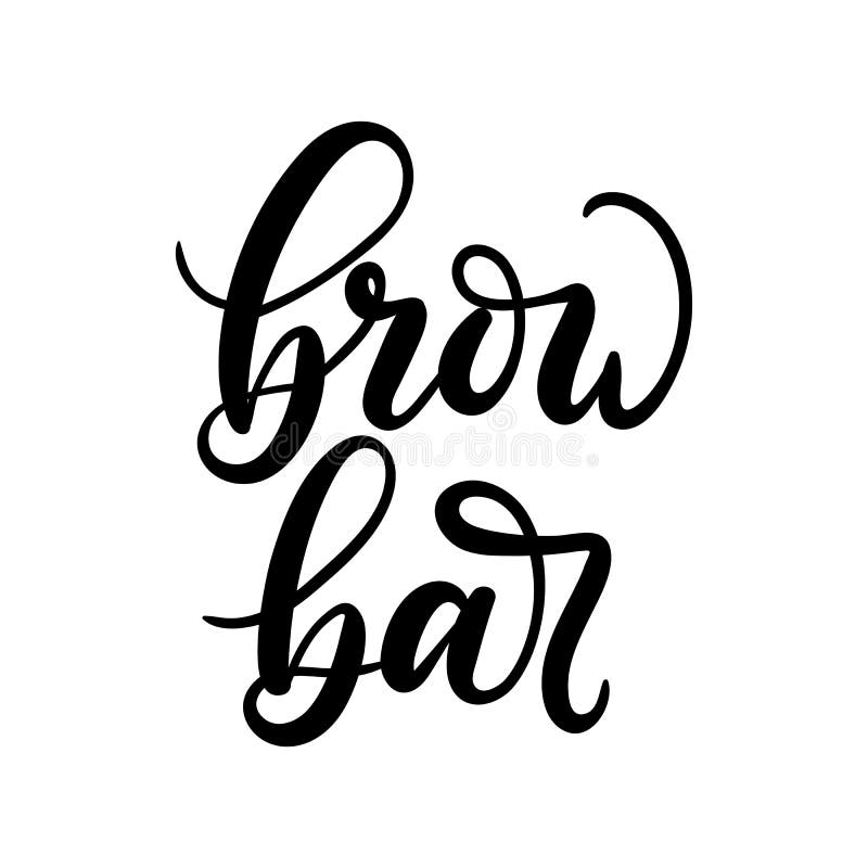 Brauenstangenlogo Gezeichnete Beschriftung des Vektors Hand lizenzfreie abbildung Brauenstangenlogo Gezeichnete Beschriftung des Vektors Hand lizenzfreie abbildung