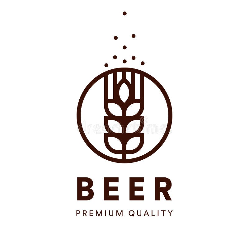 Brauereiemblem Handwerksbier-Vektorlogo Erstklassiges Qualitätsale, alkohol Getränkfirmenzeichen lizenzfreie abbildung Brauereiemblem Handwerksbier-Vektorlogo Erstklassiges Qualitätsale, alkohol Getränkfirmenzeichen lizenzfreie abbildung