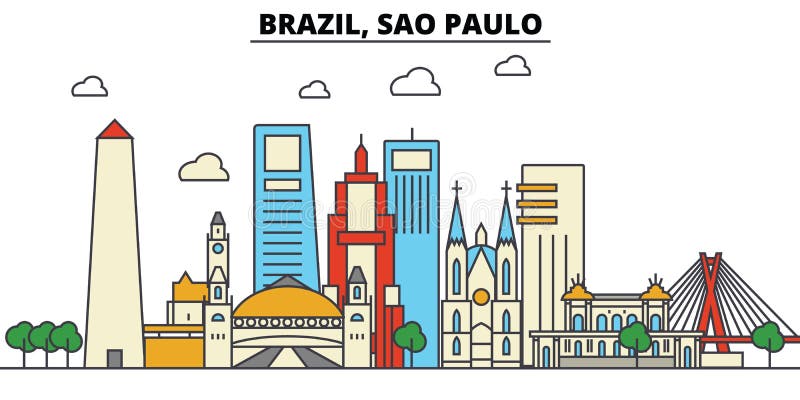 189 Silhouette Brasil Skyline Stock Photos - Free & Royalty-Free