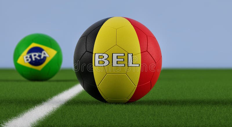 Brazil Vs. Belgium Soccer Match - Soccer Balls in Belgium and Brazil