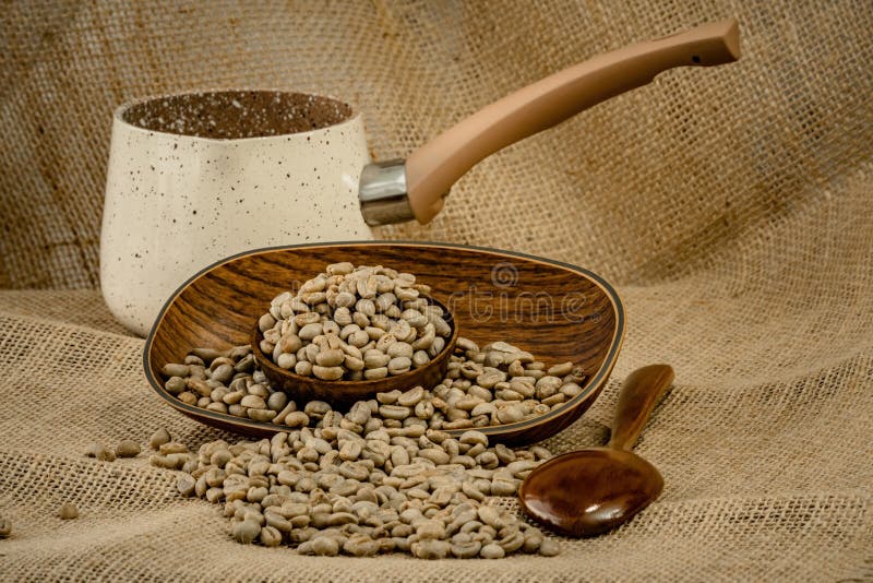 Brazilian Green Arabica Coffee Bean Raw Coffee Stock Photo Image of farm, close 267759612