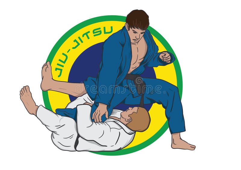 brazilian jiu jitsu clip art