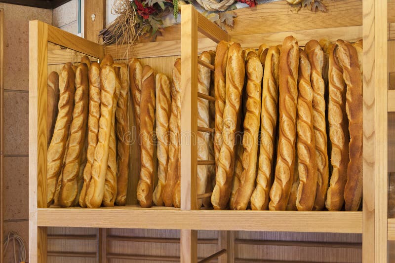 Bread baguettes stock photography