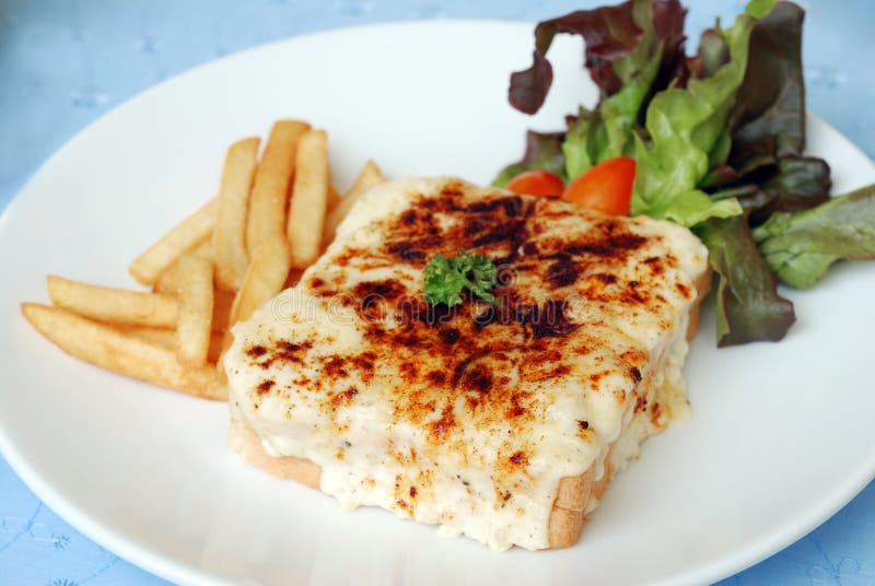 Bread baked cheese stock image. Image of appetizer, closeup 33499759