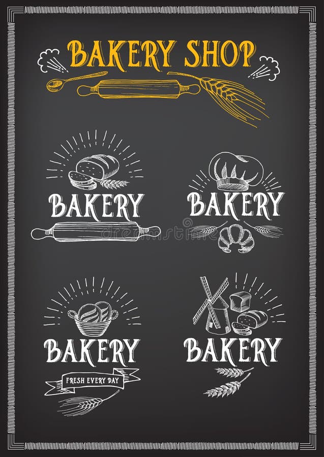 Bread and bakery design. Sketch, doodle vector. vector illustration