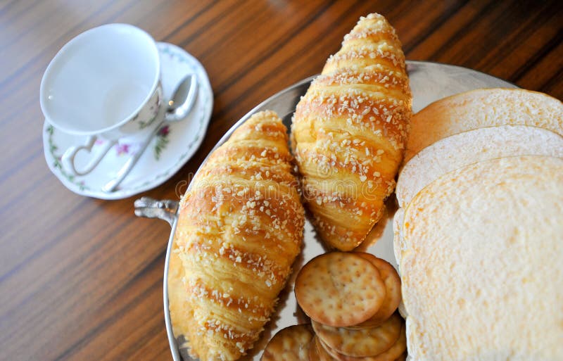 Bread breakfast stock photo. Image of bread, diet, ceramic - 23472928
