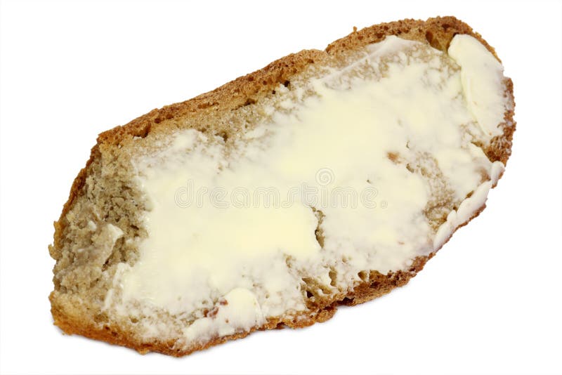 Bread and butter stock photo. Image of single, meal, nourishment 14919702