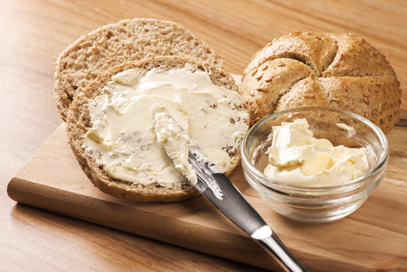 Bread And Butter stock image. Image of healthy, meal 62984197