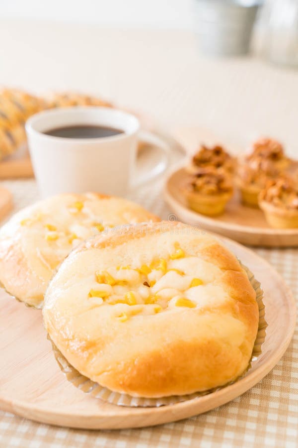 Bread with Corn and Mayonnaise Stock Photo Image of golden, delicious