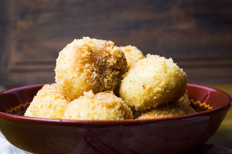 Bread Crumb Dumplings in a Bowl Stock Image Image of healthy, bavaria