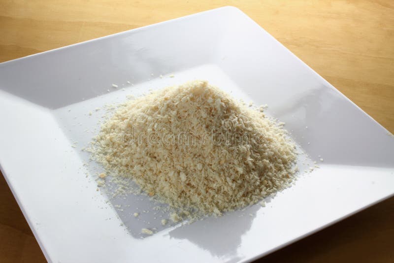 Bread Crumbs stock image. Image of spoon, dish, scoop 76395853