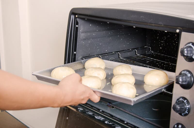 Bread Dough for Bake in Oven Stock Photo - Image of gourmet, brown ...