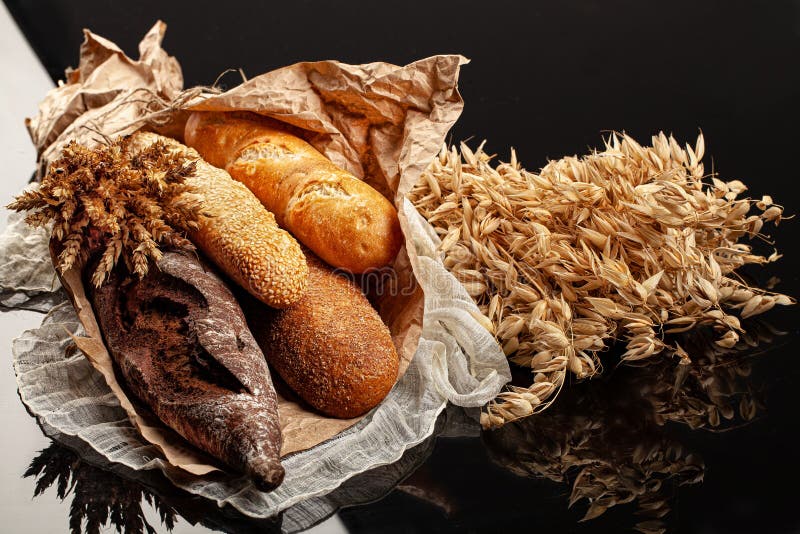 Bread and Ears stock image. Image of eating, bakery 156632307