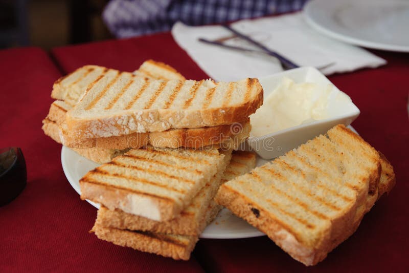 Bread and Garlic Mayonnaise Sauce Stock Image Image of portuguese