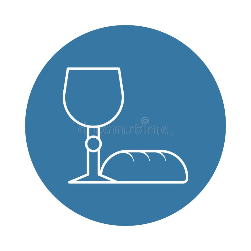 bread and grail icon. Element of easter icons for mobile concept and web apps. Badge style bread and grail icon can be used for we royalty free illustration bread and grail icon. Element of easter icons for mobile concept and web apps. Badge style bread and grail icon can be used for we royalty free illustration