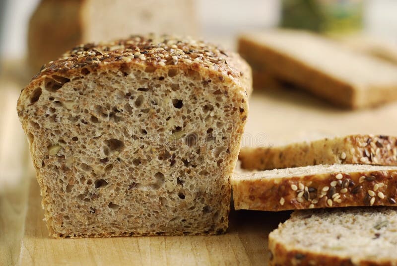 Bread with grains