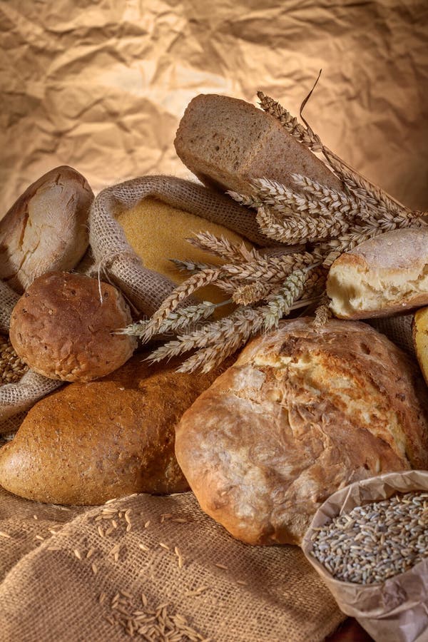 Bread and grains stock photo. Image of breakfast, bread - 32479210