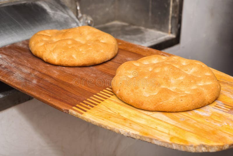 Bread Just Out from Oven Freshly Baked Breads Taken Out with a Shovel Bread Just Out from Oven Freshly Baked Breads Taken Out with a Shovel