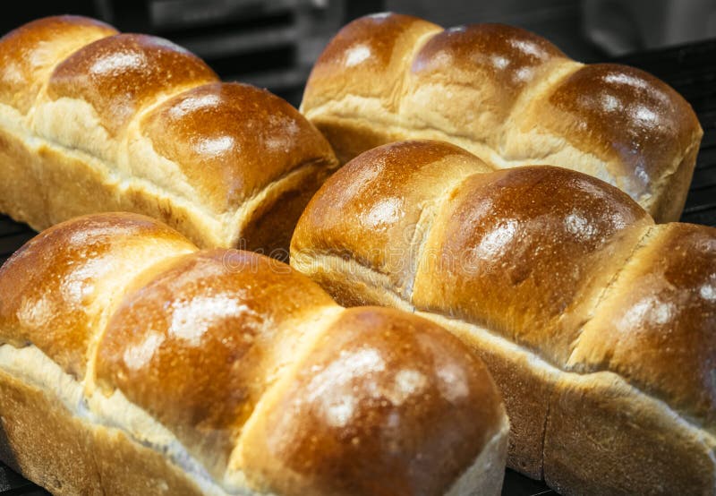 Bread Loaf Fresh Bake Display Bakery Shop Stock Photo Image of bread