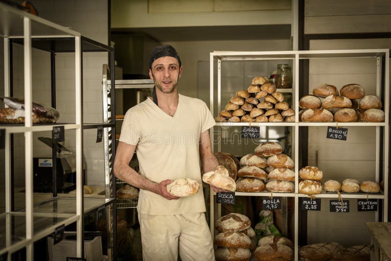 Bread making process. stock photo. Image of making, shop 212672882