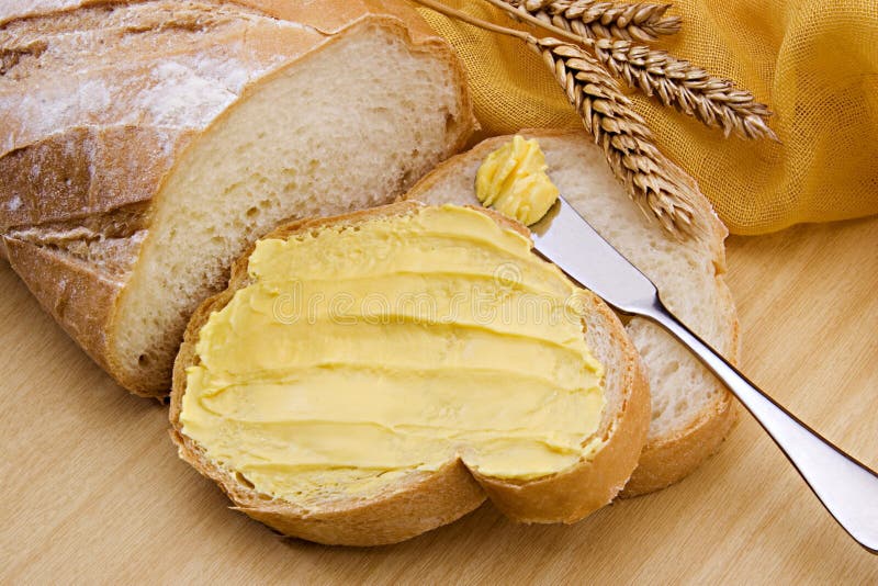 Bread with Margarine stock photo. Image of margarine 11618730