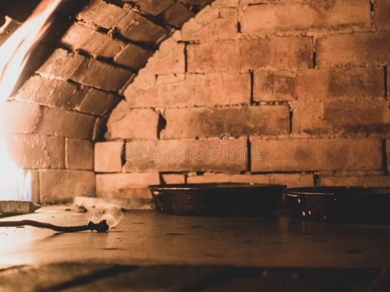 Bread or Pizza Oven, a Traditional Brick Oven for Cooking and Baking