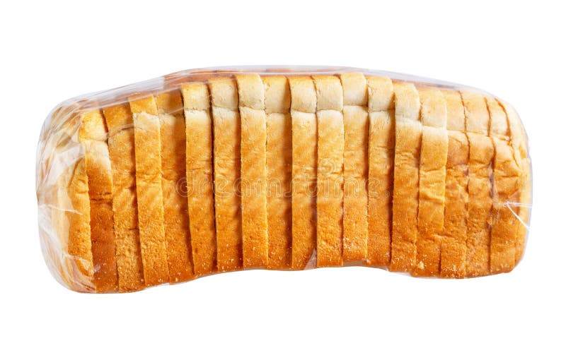 Bread in plastic bag. stock image. Image of closed, baked 67165331