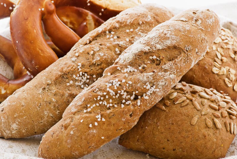 Bread and Pretzel stock image. Image of pastries, bread 10526303