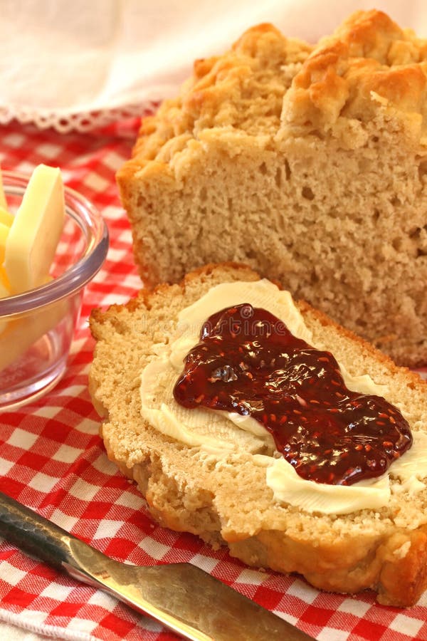 Bread and Raspberry Jam