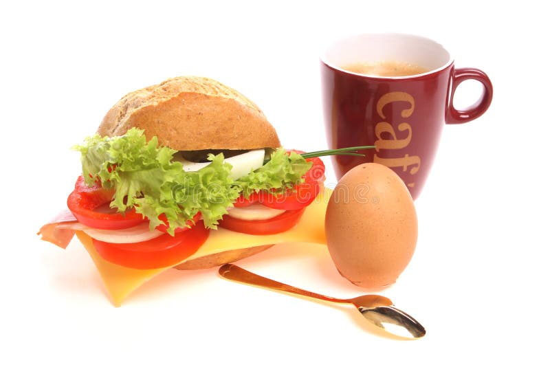 Bread roll for breakfast