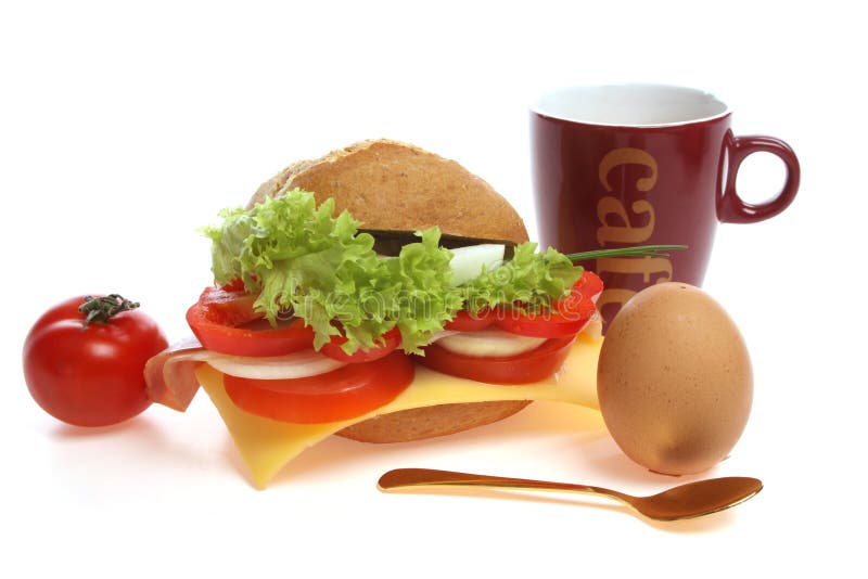 Bread roll for breakfast