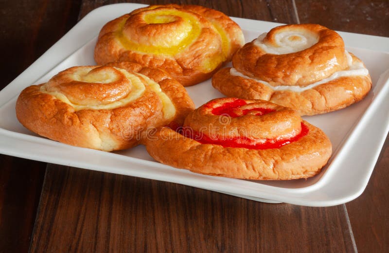 Bread roll of fruit jelly stock photo. Image of gourmet 156107404