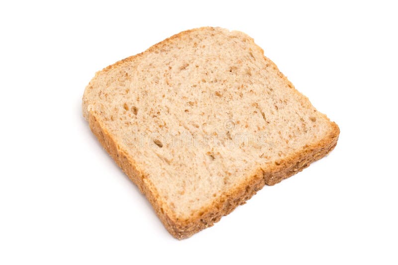 Bread Slice Isolated royalty free stock images