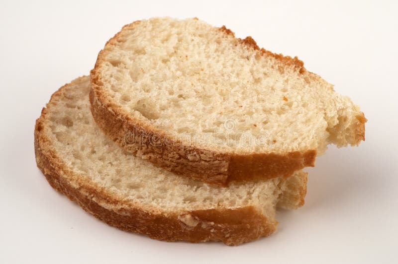 Bread slices royalty free stock photo