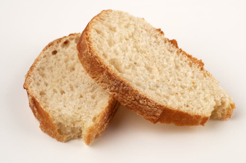 Bread slices stock image
