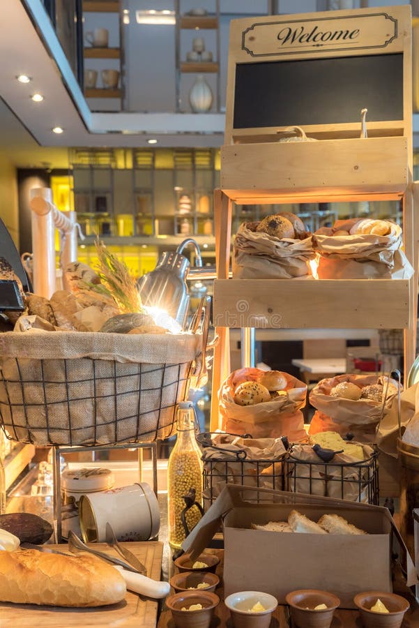 Bread station stock photo. Image of hotel, piece, bread 102319468