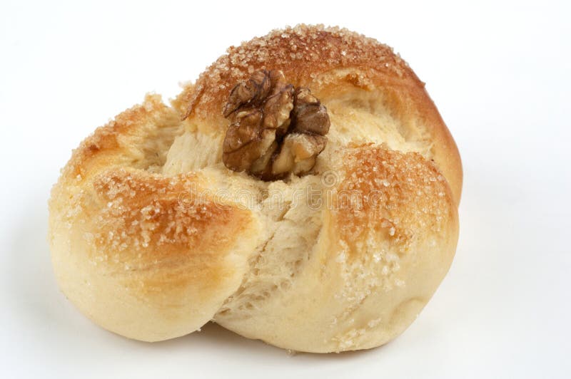 Bread with walnut stock photos