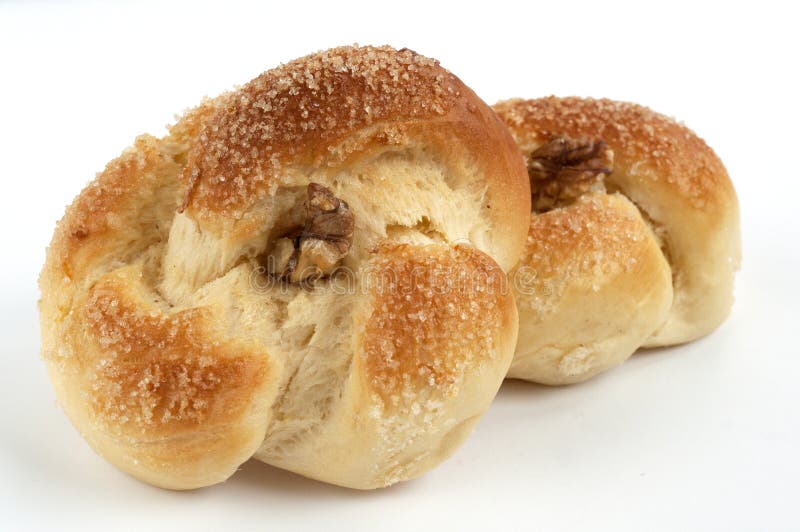 Bread with walnut royalty free stock photography