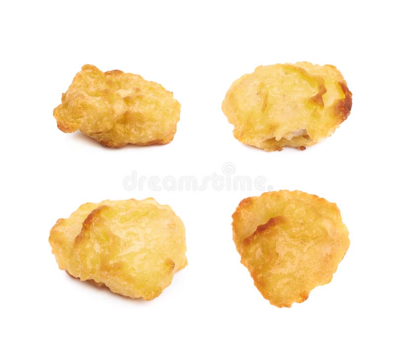 Breaded Chicken Nugget Composition Isolated Stock Image Image of