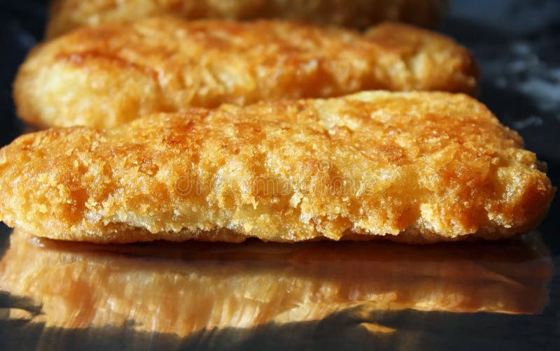 Breaded Fish stock photo. Image of oven, cooked, aluminum 43759228