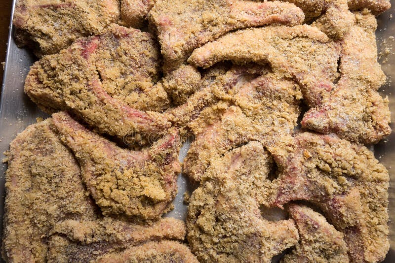 Breaded lamb chops stock image. Image of plate, appetizer 54109677