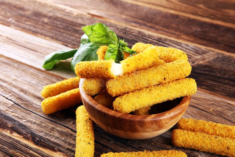 Breaded Mozzarella Cheese Sticks for Crispy Delicious Meal Stock Photo Image of cuisine