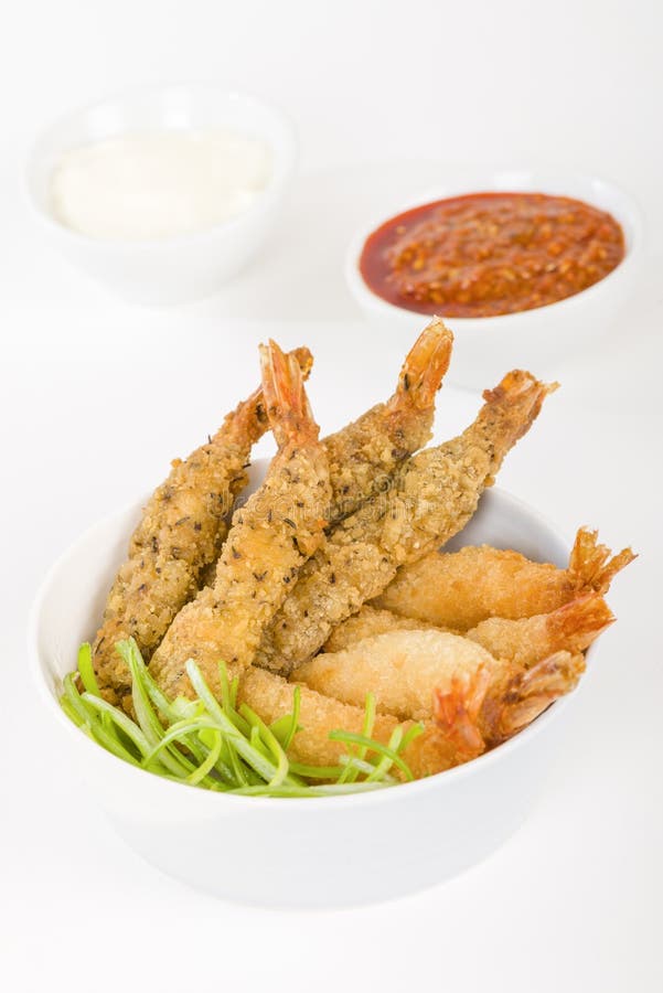 Breaded Prawns stock photo. Image of crunchy, deep, coated 64051598